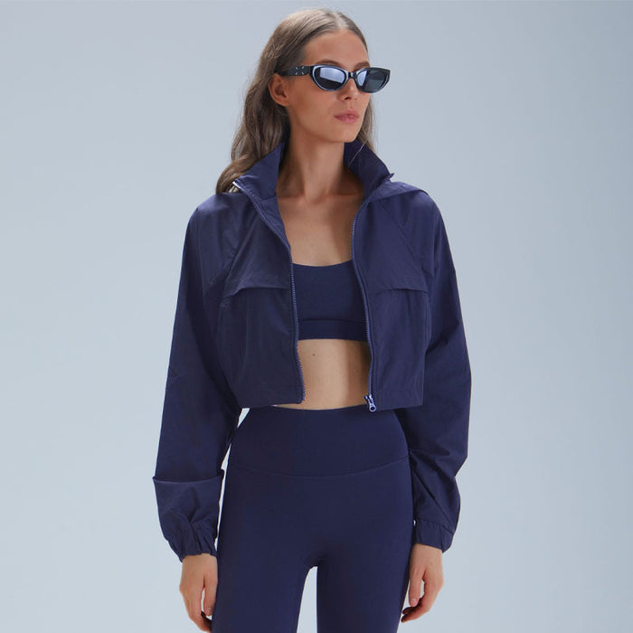 Womens Outdoor Running Slimming Fitness Jacket by Ricaloux