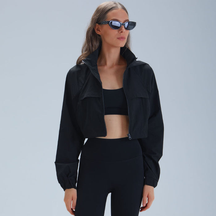 Womens Outdoor Running Slimming Fitness Jacket by Ricaloux