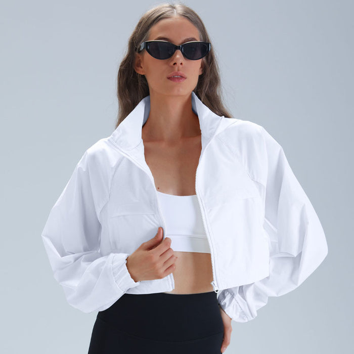 Womens Outdoor Running Slimming Fitness Jacket by Ricaloux