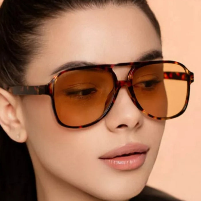 Womens Personalized Oversized Tortoiseshell Sunglasses – Premium 0 | RICALOUX