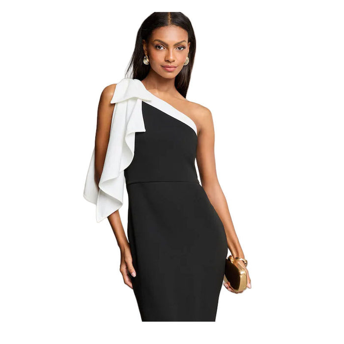 Womens Sexy Off-shoulder Slanted Fashion Slim-fit Dress – Premium 0 | RICALOUX