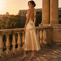 Womens Stylish Sexy Figure-hugging Halter Dress by Ricaloux