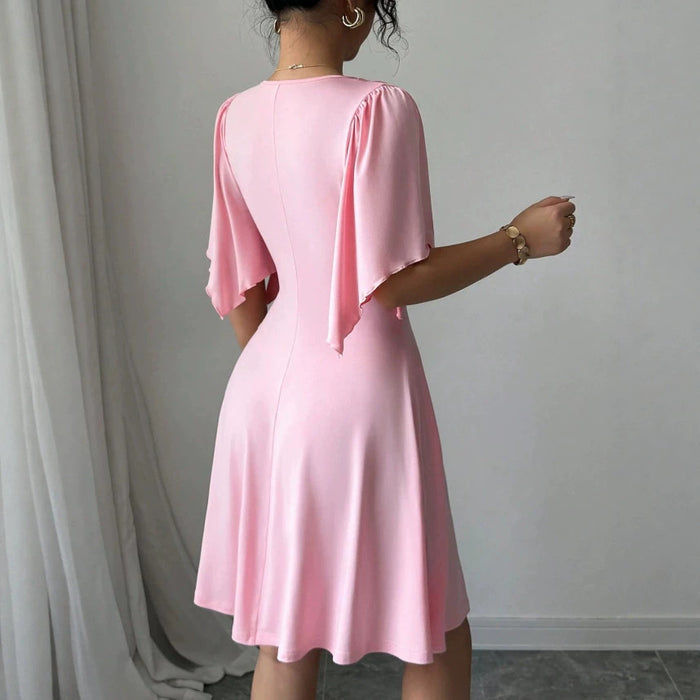 Womens Summer Casual Waist-Cinching Dress by Ricaloux
