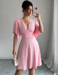 Womens Summer Casual Waist-Cinching Dress by Ricaloux