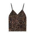Womens Summer Sexy Leopard-Print Silk-Net V-Neck Camisole – Premium 0 | RICALOUX