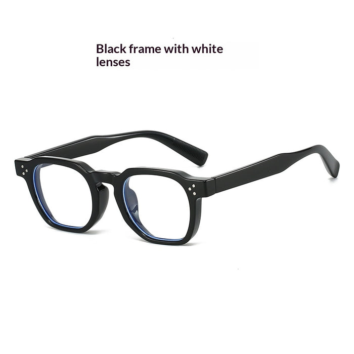 Black Frame Clear Lens
