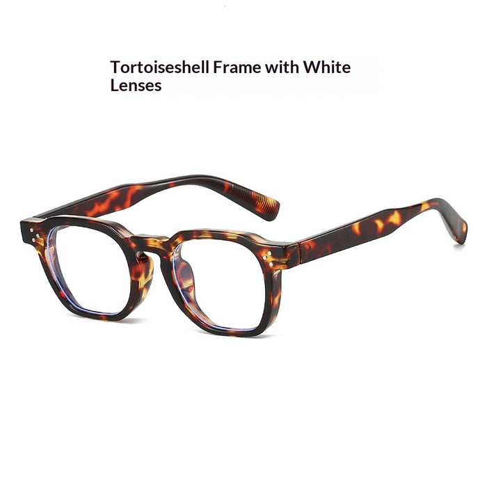 Tortoise Frame Clear Lens