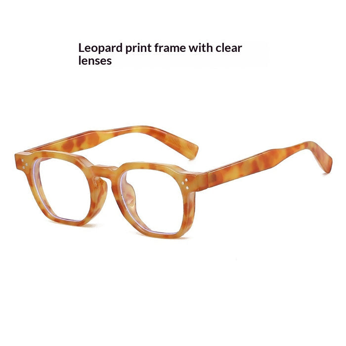 Leopard Frame Clear Lens