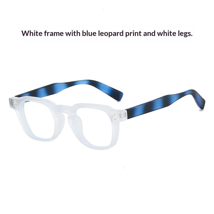 White Frame Blue