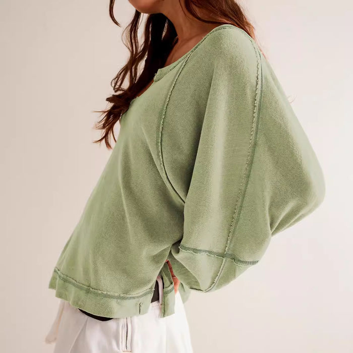 Womens V-neck Knit Sweater Casual Style by Ricaloux