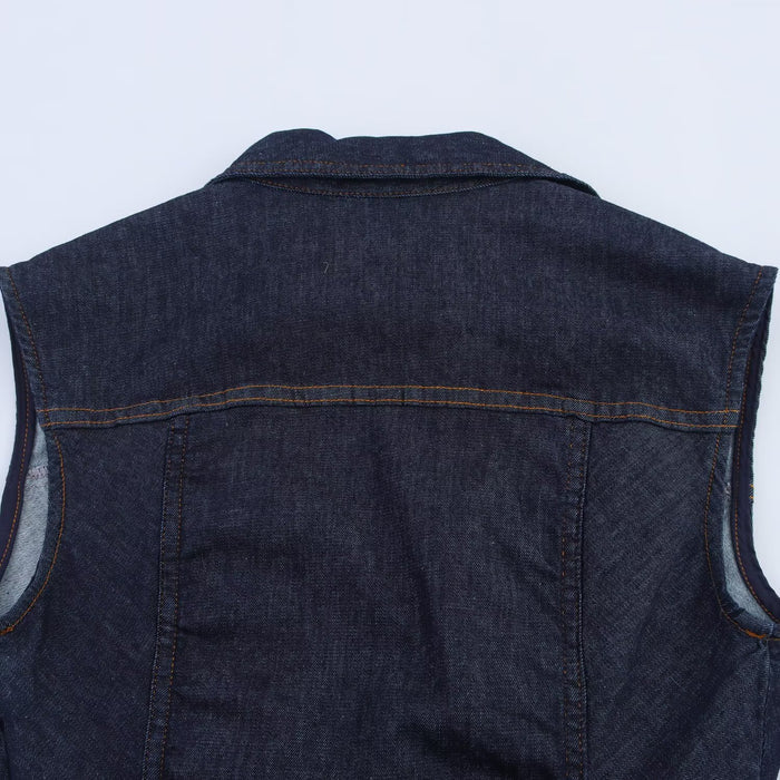 Women's Versatile Classic Denim Mini Dress by Ricaloux