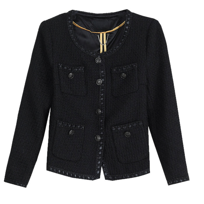 Women's Wool-blend French-chic Coat by Ricaloux