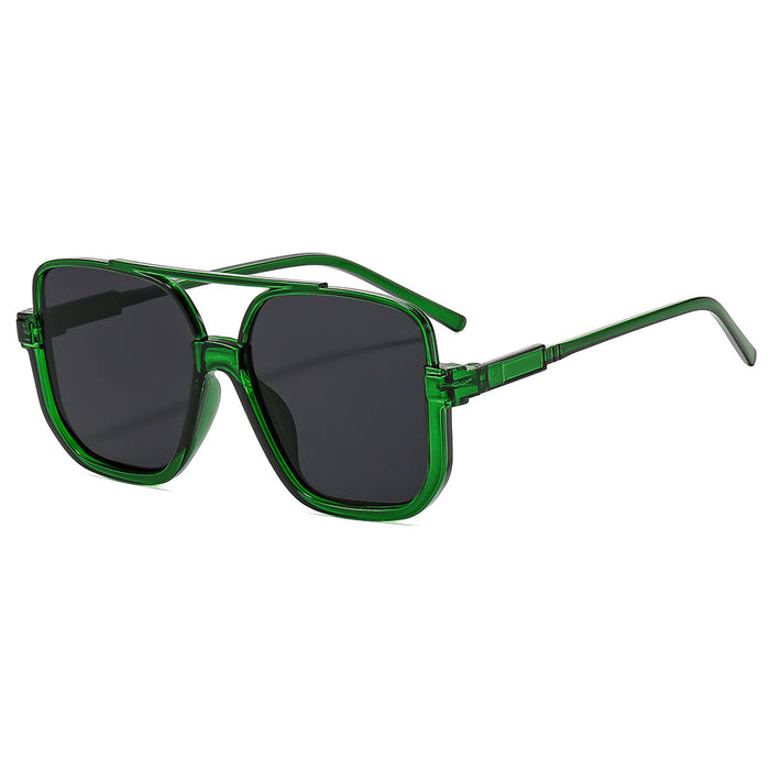 Y2K Chic Personality Double-bridge Semi-rimless Sunglasses – Premium 0 | RICALOUX